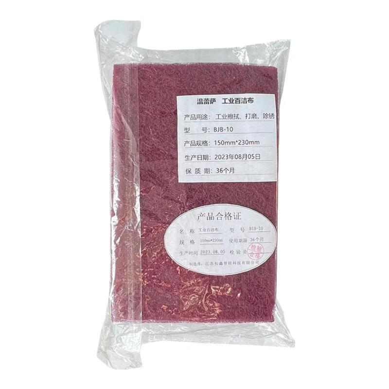 温蕾萨 工业百洁布不锈钢除锈布清洁打磨抛光拉丝布 BJB-10 15*23cm/片