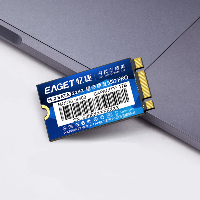 忆捷(Eaget) S300-1TB SSD固态硬盘m.2接口2242协议笔记本台式机电脑SSD高速DIY装机