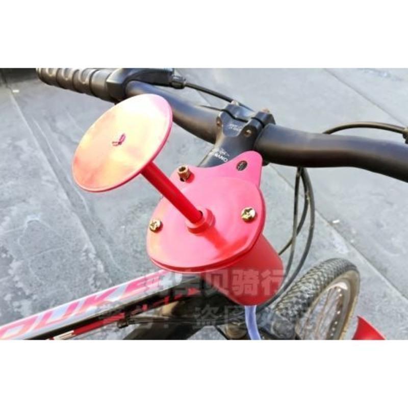 山地车单车死飞自行车汽笛喇叭超大声铃铛气喇叭骑行装备配件红色