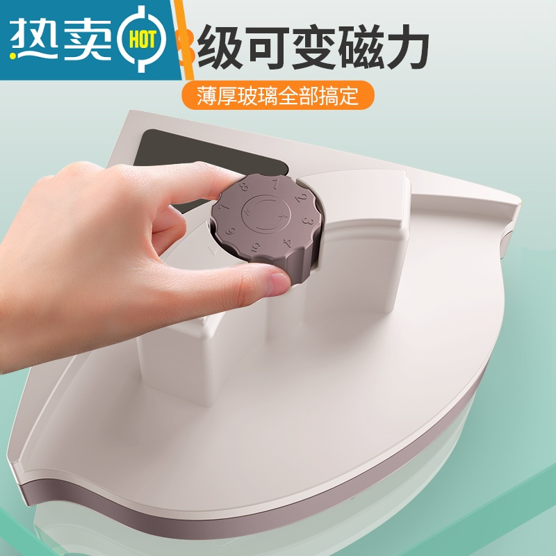 敬平擦玻璃器家用双面擦双层擦窗户刮水器家政保洁专用工具搽洗刷抹 (10-30mm三层)110礼包+大瓶玻璃水高清大图