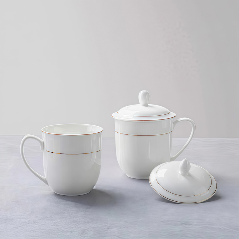 誉雀 T50 金边会议杯 茶杯 (计价单位:个)白色高清大图