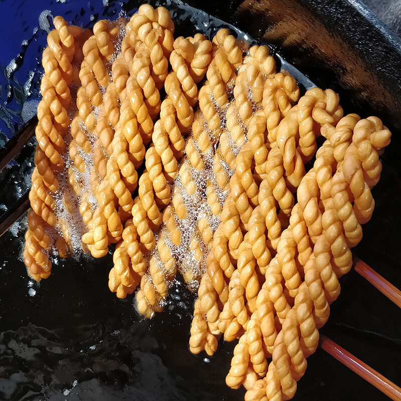 侯氏麻花 陕西特产 香酥小麻花休闲办公零食100g/袋 100g*10袋