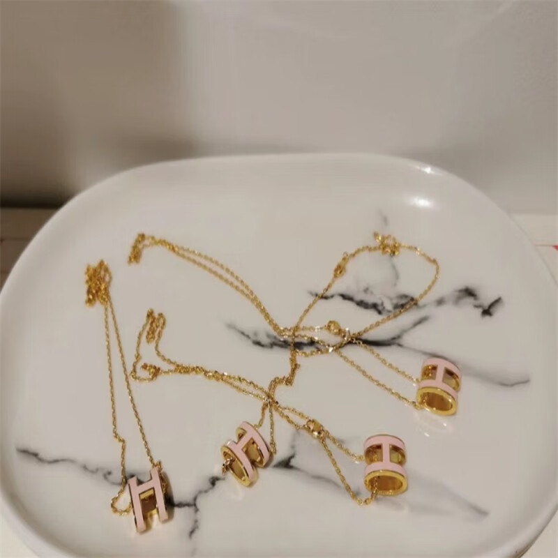 hermes爱马仕poph项链女士百搭项链锁骨链礼品毛衣链