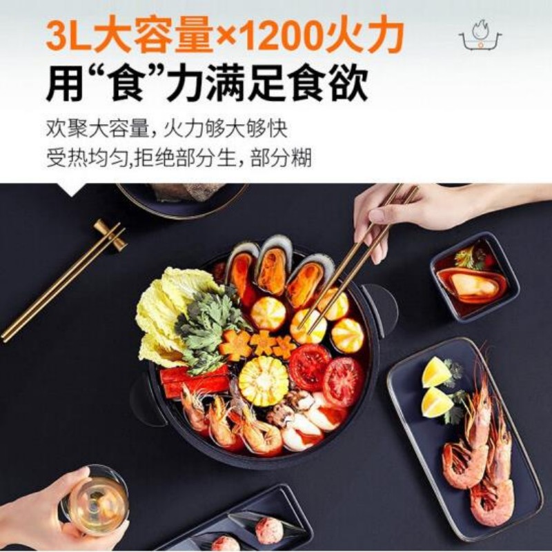 九阳电火锅HG30-G632 WH高清大图