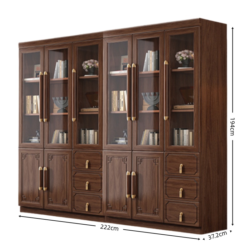 智叶舟资料柜2220*372*1940mm台高清大图