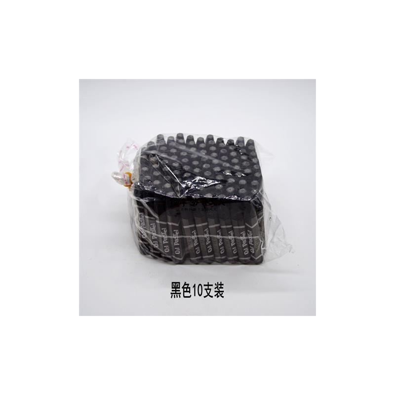 水产菜市场泡沫箱蜡笔黑红彩单色油画棒小孩画画蜡笔环保