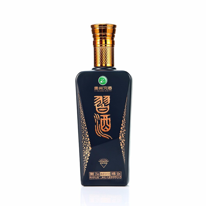 贵州茅台集团習酒(XI LIQUOR)蓝钻酱香型白酒53度单瓶装500ml(两盒配礼品袋一个)