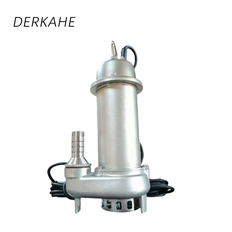 DERKAHE WQ(D)-S不锈钢污水污物潜水电泵 WQD8-8-0.55S 台