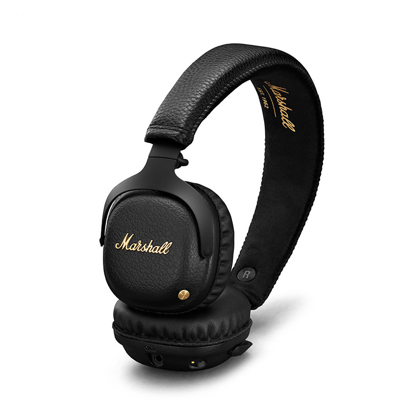 马歇尔(Marshall) MID ANC蓝牙耳机主动降噪头戴式 无线消噪出行音乐耳麦 黑色