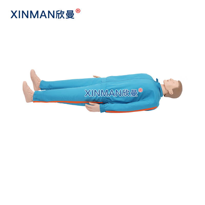 欣曼科教 心肺复苏及除颤模拟人 AED模拟除颤训练仪 12种场景医学急救人体模型XM-CPR490S高清大图