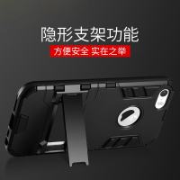 适用5c手机壳5s硅胶摔支架iphone5创意金刚se套钢铁侠铠甲黑男