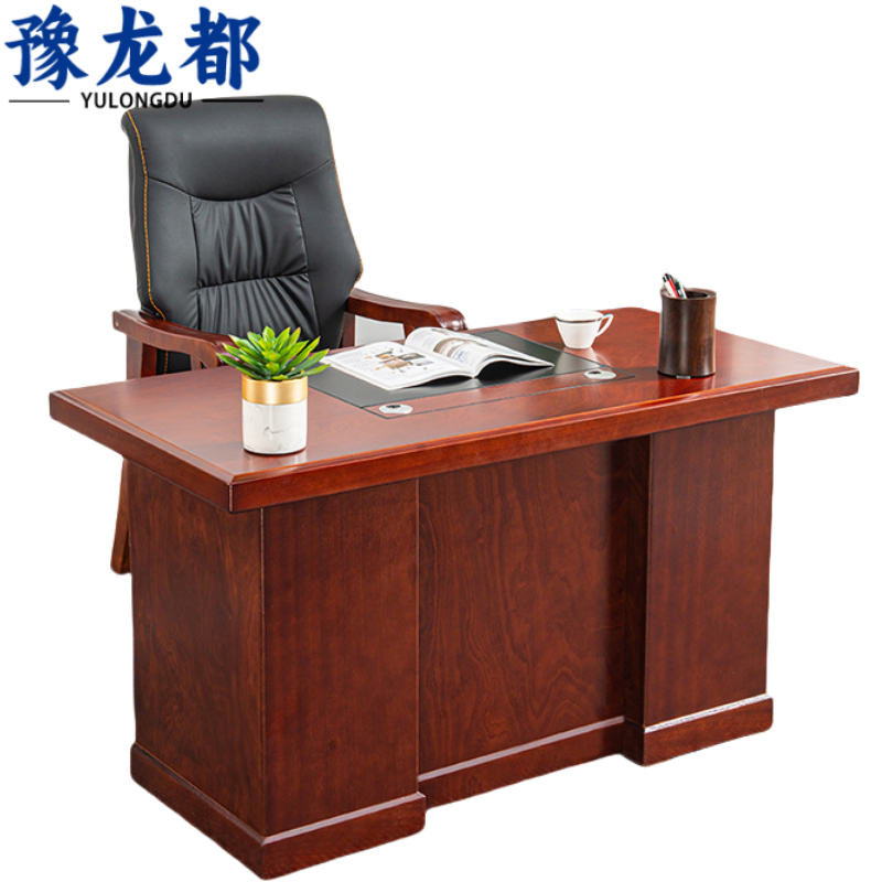 豫龙都办公桌椅1.6m套高清大图