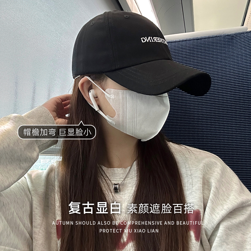 棒球帽女2025新款深顶宽帽檐鸭舌帽潮大头围显脸小加大加深帽子0高清大图