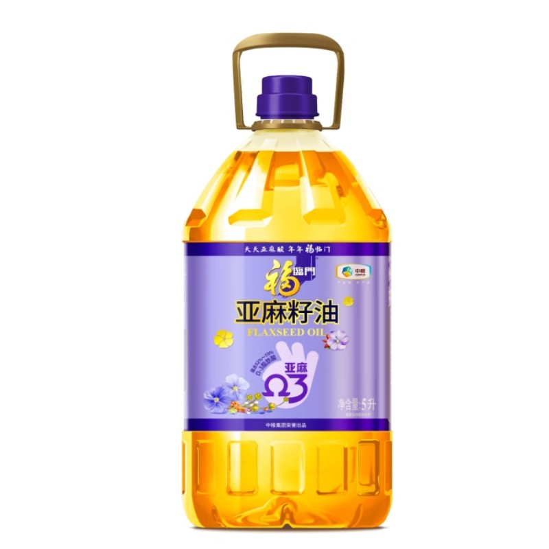 福临门 亚麻籽油 5L(单位:桶)新老包装随机发货