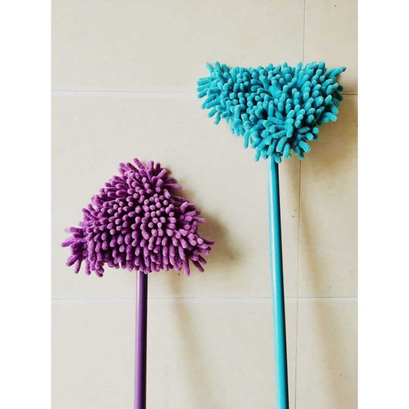 迷你平板小头拖把擦墙家用清洁刷雪尼尔拖把三角洗车小拖把除尘刷图片