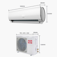 奥克斯（AUX）1.5匹 家用壁挂式一级能效 WIFI智控 变频挂机空调KFR-35GW/BpR3AYC600(A1)