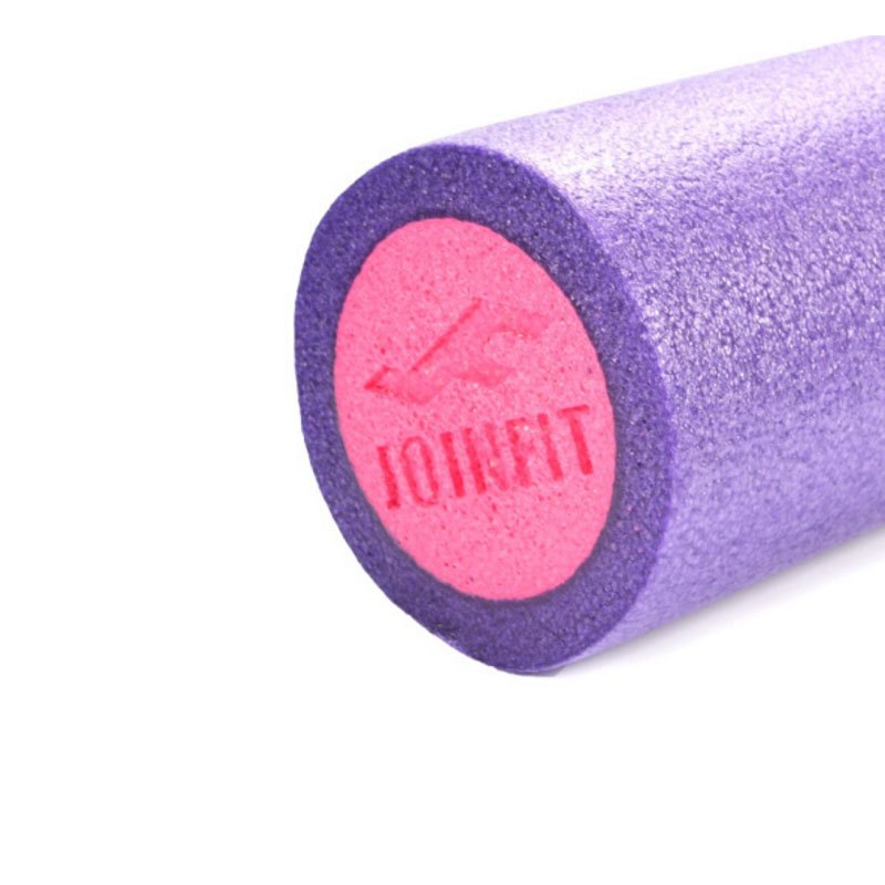 捷英飞JOINFIT 90cm紫粉瑜伽泡沫轴 肌肉放松 普拉提平衡瑜伽柱 筋膜棒按摩轴滚轴