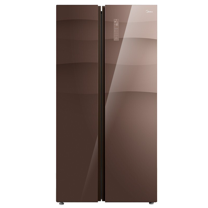 美的(Midea)BCD-550WKGPZM冰箱550升对开门风冷家用电冰箱 格调咖