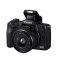 佳能(Canon)EOS M50(15-45)数码相机微单单镜头套装黑色双核CMOS 监视器点数 约2410万有效像素