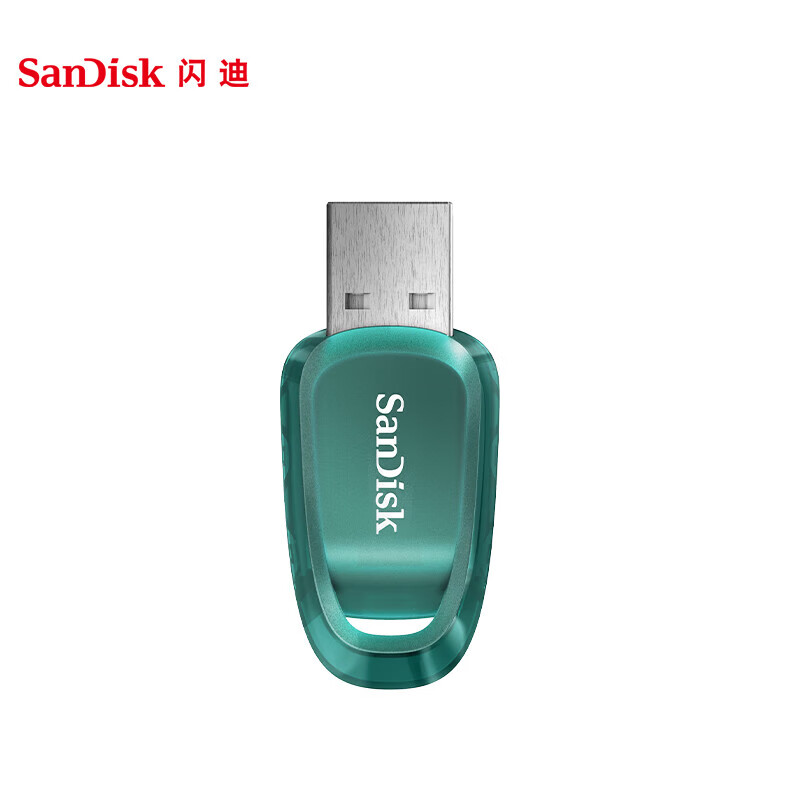 闪迪(SanDisk)512GBUSB3.2U盘CZ96高速Eco读速100MBs环保材料小巧便携数据恢复商务办公必