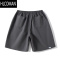 HLCOMANmYes日系潮牌纯色轻薄休闲工装短裤男士夏季宽松速干五分裤