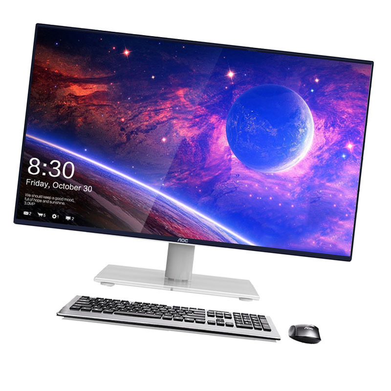 冠捷(AOC) 723商用办公24寸一体机电脑( i5-9400 8G 1T +240G )