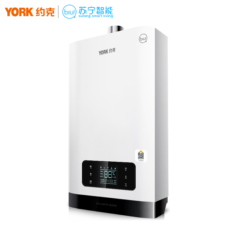约克(YORK)13L 燃气热水器JSQ25-13 YK-DS5 天然气智能恒温防冻零冷水家用高清大图