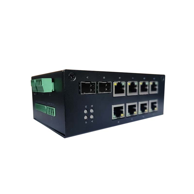 华科亿通 导轨式安防监控交换机 2SFP光口+8电口 HKET 2310高清大图