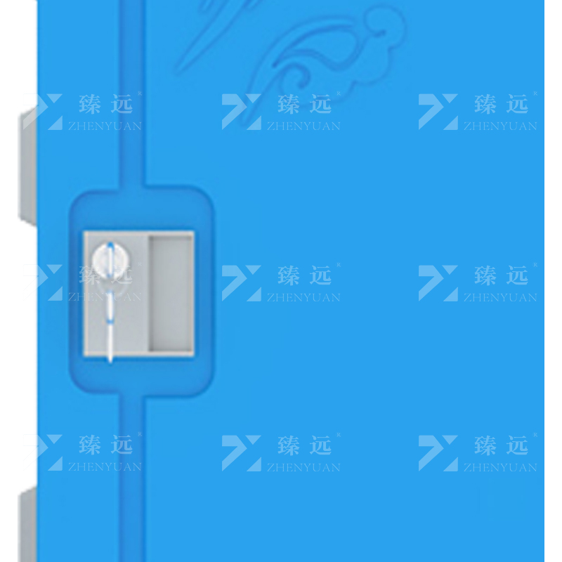 臻远ZY-ABS-5ABS塑料更衣柜健身房组合寄存包柜学生书包柜915*385*470高清大图