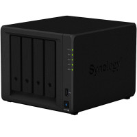群晖 （Synology） DS918+ 四 盘位 NAS 网络 存储 服务器 （带8T机械硬盘）