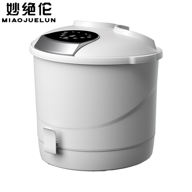 妙绝伦足浴盆泡脚桶加热家用小型按摩恒温足疗洗脚盆