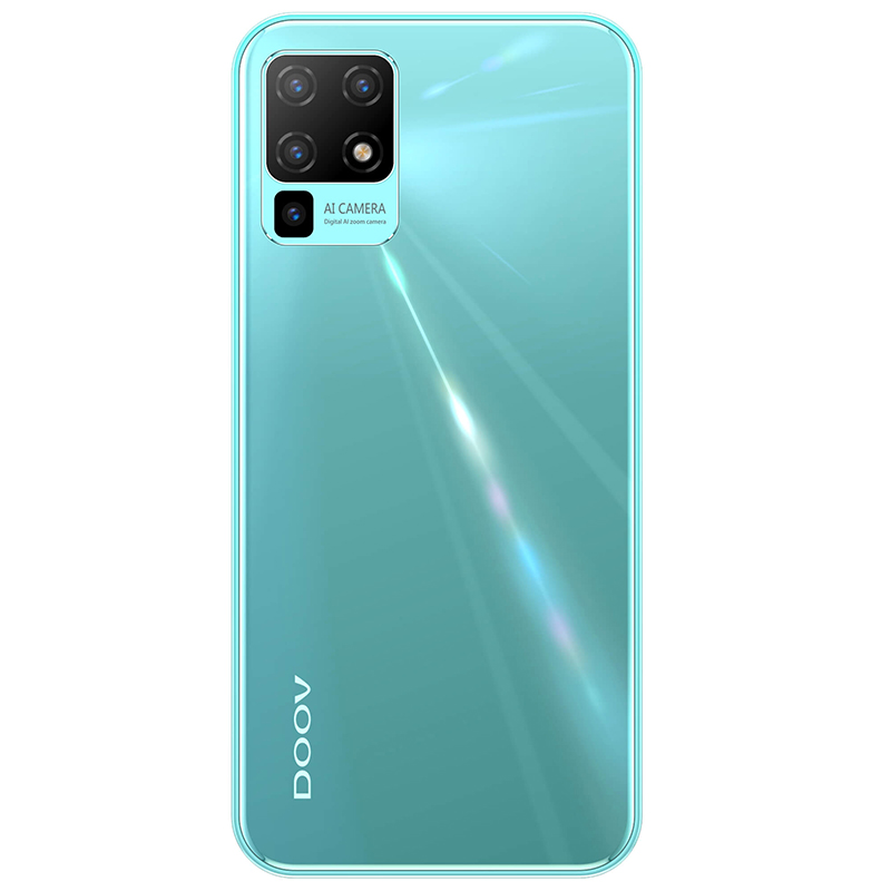 朵唯V50Pro 智能手机 幻彩玻璃机身5.7英寸水滴全面屏4G全网通游戏学生双卡双待 青空蓝32GB高清大图