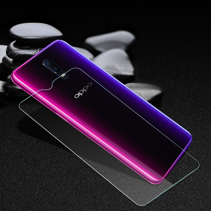 [买2送手机壳]轻万适用oppor17钢化膜透明玻璃手机贴膜高清前膜防指纹防摔非全屏保护膜