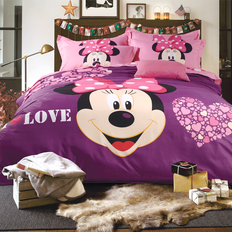 迪士尼(Disney) 米妮相印 床品四件套 DSN16-X009