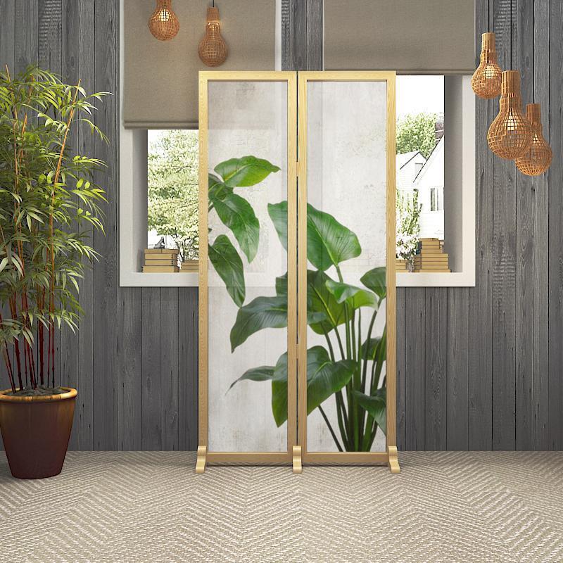 欧式屏风隔断墙客厅餐厅办公酒店卧室遮挡家用移动折叠布艺纱折屏高清大图