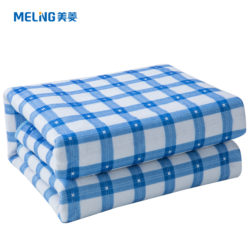 美菱(MELING)电热毯MDR-8246C舒适绒款(1.8*1.2米)安全保护学生宿舍家用一键除螨安全遇水不漏水电暖毯
