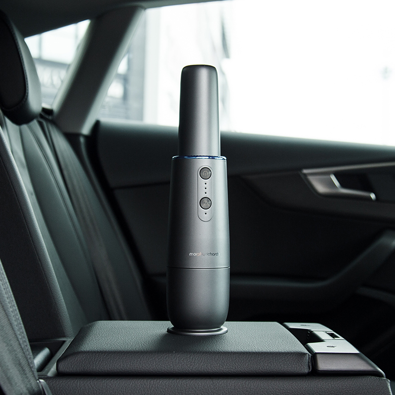 摩飞电器(MORPHY RICHARDS)车载汽车吸尘器无线充电家车两用大功率手持式空气净化器MR3936灰色高清大图