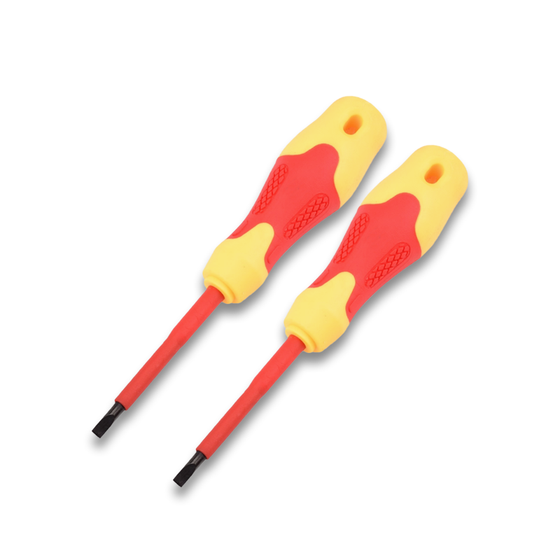 立伟铁牛500v耐高压螺丝刀6*100一字型/把高清大图