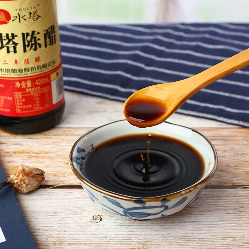 水塔红盖陈醋420ml/瓶凉拌饺子醋特产 调味品料