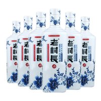 6瓶装 42度老村长柔和三星白酒500mL*6瓶 浓香型白酒 纯粮酿造