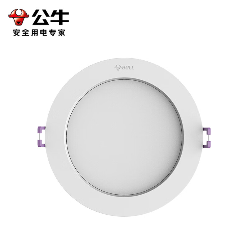 公牛MT-L022A-AS嵌入式S系列筒灯3000K,8寸,22W(2个装)高清大图
