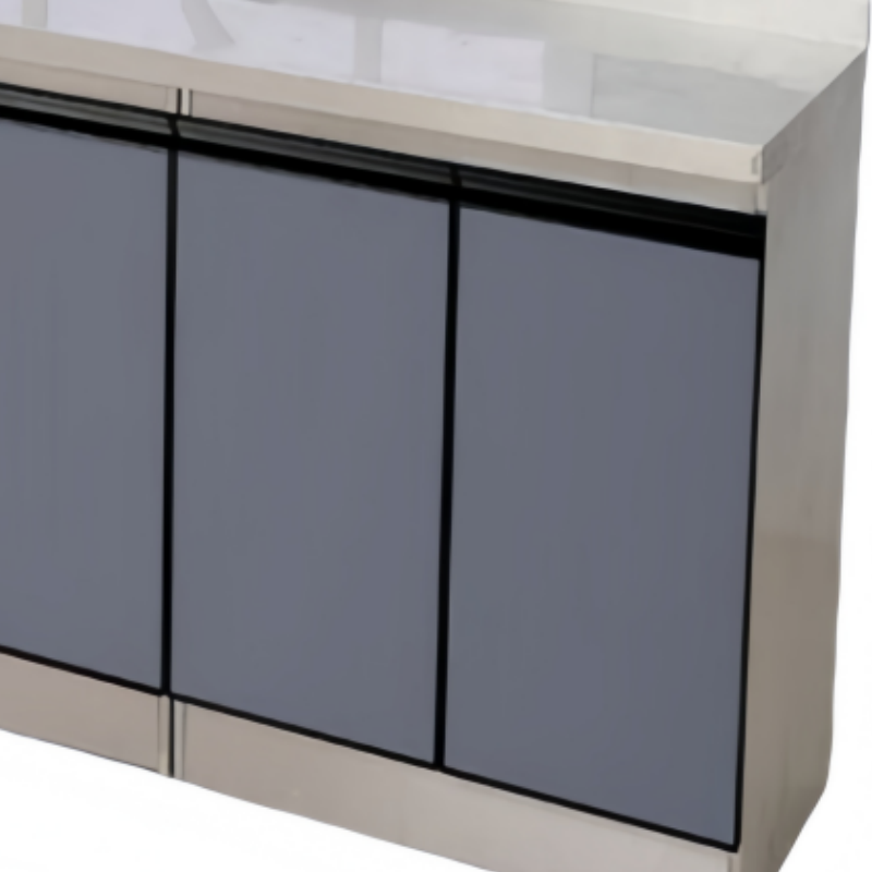 依韵珂不锈钢橱柜240*50*77cm个高清大图