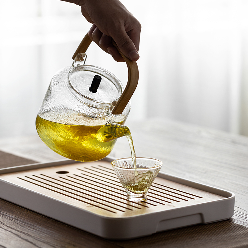 耐热玻璃壶煮茶壶玻璃烧水壶魅扣蒸茶器茶炉大号电陶炉