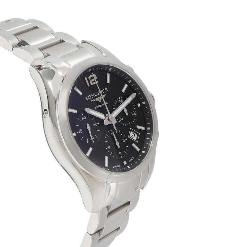 官方正品浪琴longines瑞士手表conquest计时不锈钢41毫米自动机械男表