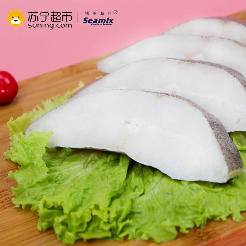 禧美海产 格陵兰比目鱼切段(MSC认证)500g/袋 5-7块 海鲜水产
