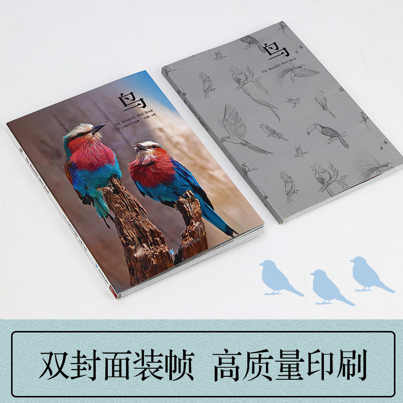 [正版]鸟 汇集世界上美丽的52种鸟 珍贵照片鉴赏动物图鉴书 观鸟指南用书 珍惜森林草原野鸟形态鸟类图鉴动物百科观鸟高清大图