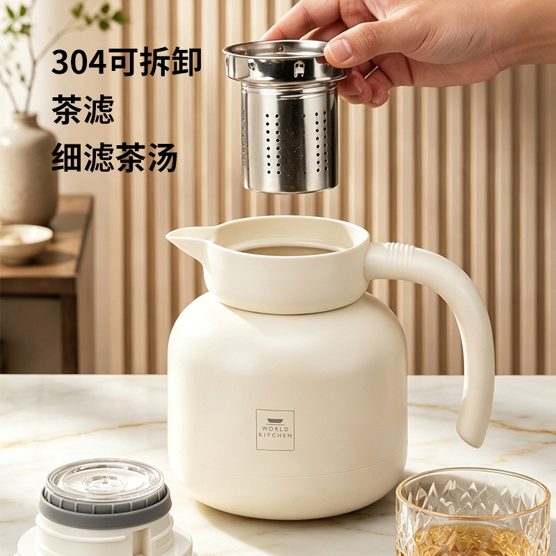 CORELLE康宁温显焖茶壶1000mlWK-SH1LJ12C-JY/KZ高清大图