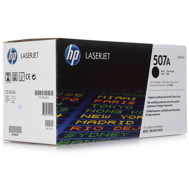 惠普(HP) CE400A 507A 黑色硒鼓(适用M551n/xh/dn M575dn/f/c/Pro M570dw)高清大图
