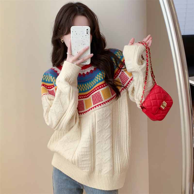 唐狮tonlion女士针织毛衣