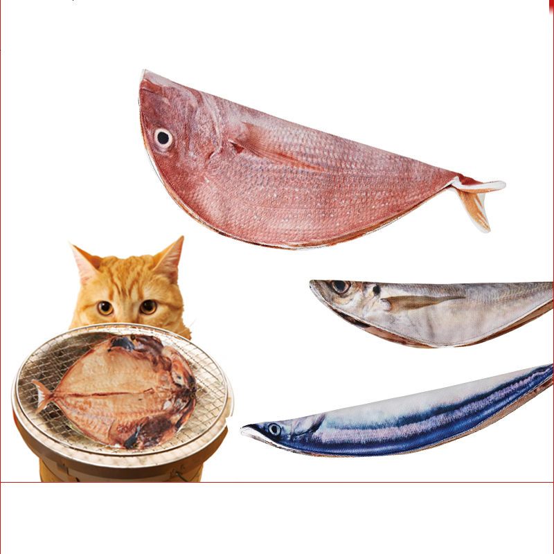 宅猫酱 烤鱼排逗猫玩具可自行添加木天蓼猫薄荷